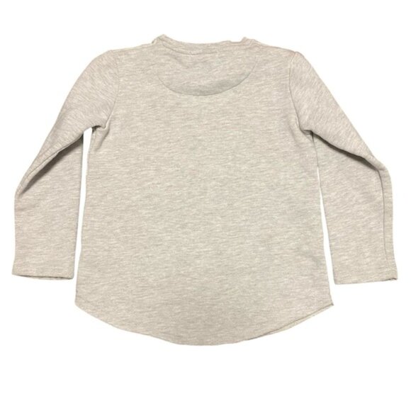 Castro Girl's Gray Owl Graphic Print Crewneck Sweatshirt - Picture 4 of 4